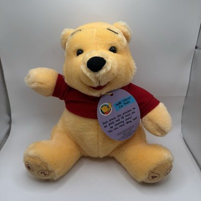 2003 Disney Winnie The Pooh Ds-max Counts And Reads With You Plush Doll Works