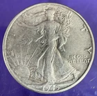 1945 D Walking Liberty Half Dollar United States Silver Coin