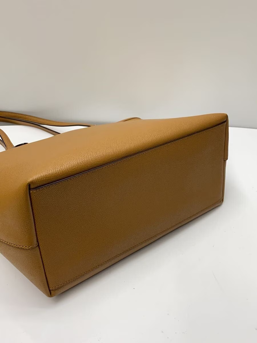 COACH Leather Tote Bag, Red BRW F58846 thumbnail 4