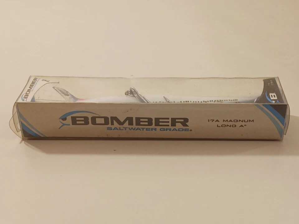 Vintage Bomber Long A 17A MAGNUM Pearl Yellow 7" New In Box Made in USA Fishing - Image 3 of 4