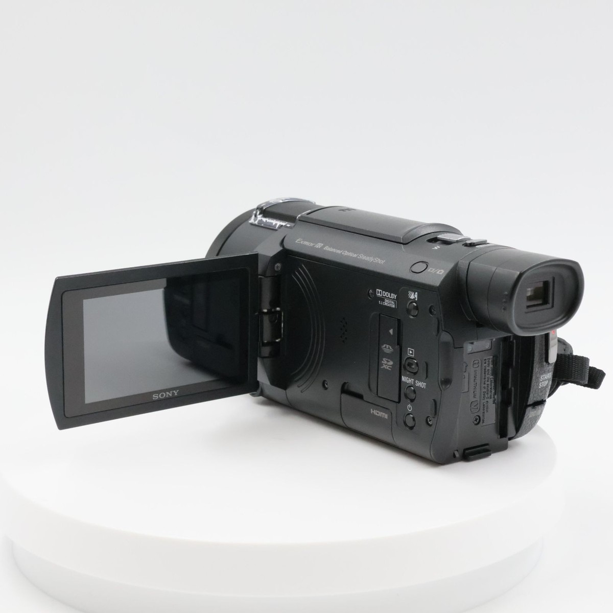 Sony Handycam FDR-AX55 Black 4K Camcorder Video Camera 20x Zoom