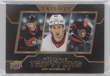2022-23 Upper Deck Trilogy Rookie Triptychs Jake Sanderson #RT-SA 0tk6