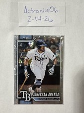 2026 Topps Series One Diamante Foil Jonathan Aranda Tampa Bay Rays #326 Baseball