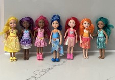 Barbie Chelsea Dreamtopia Rainbow Cove Doll Bundle X7
