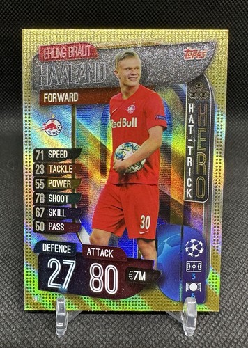 2019-20 Topps UEFA Match Attax Erling Haaland HH1 Salzburg Rookie Card