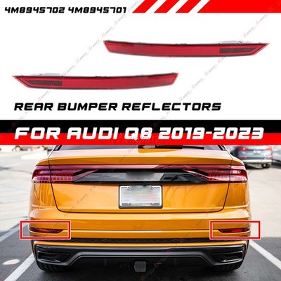 2X Bumper Reflector Reflector Left Right For Audi Q8 19-22 RSQ8 20-22