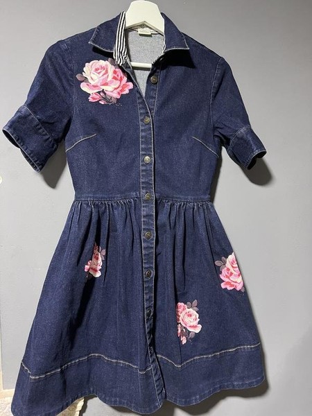 Women Kate Spade Dress Navy Denim 36 / S / 44