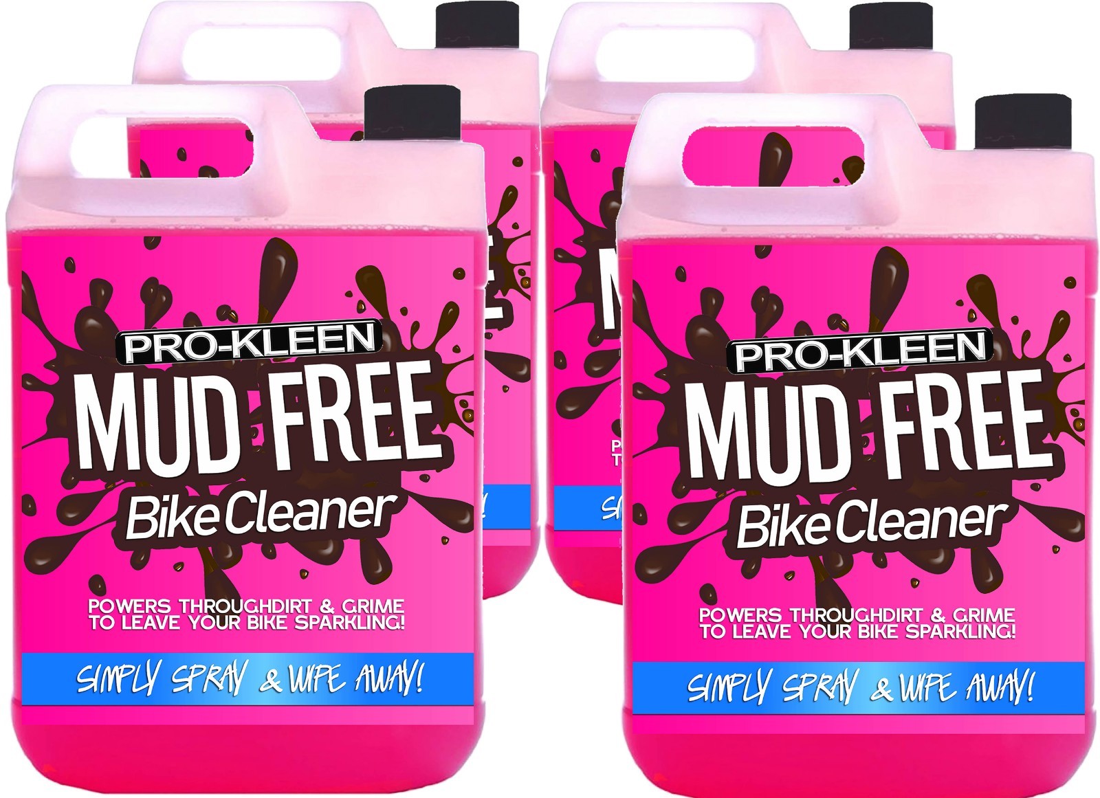 ProKleen Mud Free Bike Dirt Cleaner Motorbike Motorcycle Road Bicycle Spray 20L