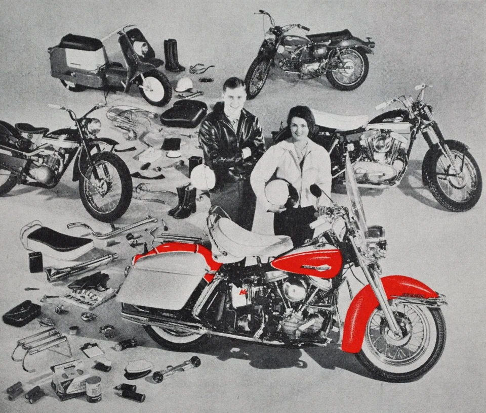 哈雷戴维森 1963 1964 年 1965 Ironhead Sportster Topper Hummer 贴花 — 第 4/4 张图片