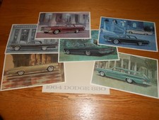 1964 Dodge 880 Original 6 Print Portfolio Brochure 64 Sales Catalog