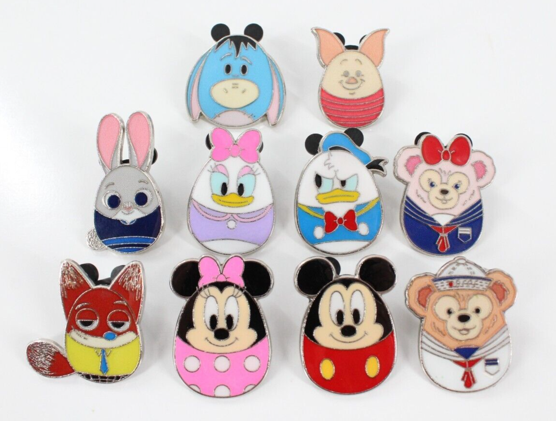 Shanghai Disney Resort - Easter Egg Mystery Box 2018 10pc Pin Set