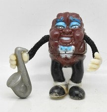 California Raisins Saxophone Player Loose 2.5" Vinyl Figure W/ Rope Arms 1980's