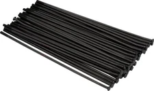 Moose Racing Rear 18" Rim MX1 Black Stainless 8 Gauge Spokes (24-308-BK)