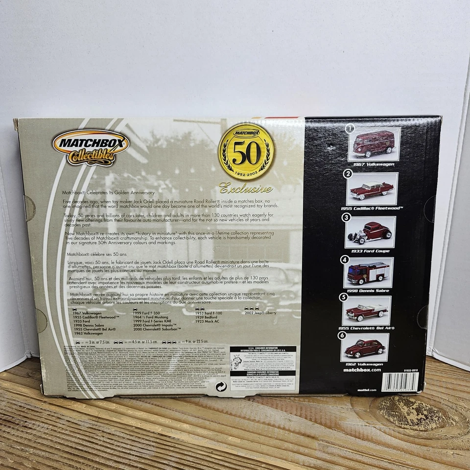 2001 Matchbox Collectibles 50th Anniversary Collection Exclusive 6 Cars Set 1:64 - Image 2 of 4