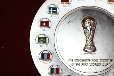 RARE 2002 Korea Japan FIFA World Cup commemoration Plate Dish