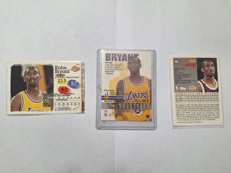 Tarjetas coleccionables de baloncesto, Kobe Bryant y Josh Howard Foto 2 de 4