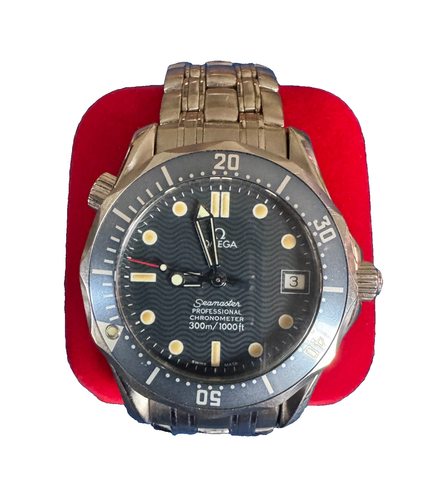 Mens Omega Seamaster 300 M Professional watch Blue Dial & Bezel 36 MM - 2551 80