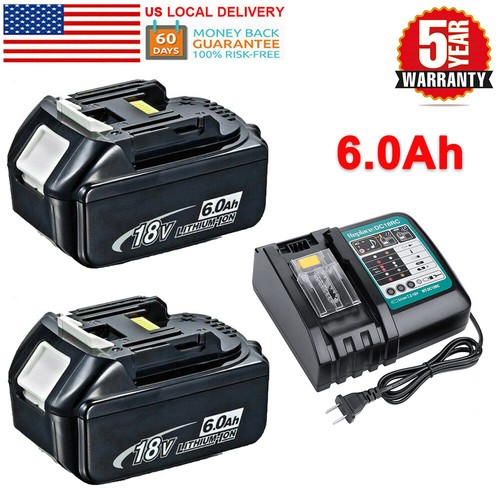 4X 18V 6.0Ah LXT Li-ion for Makita 