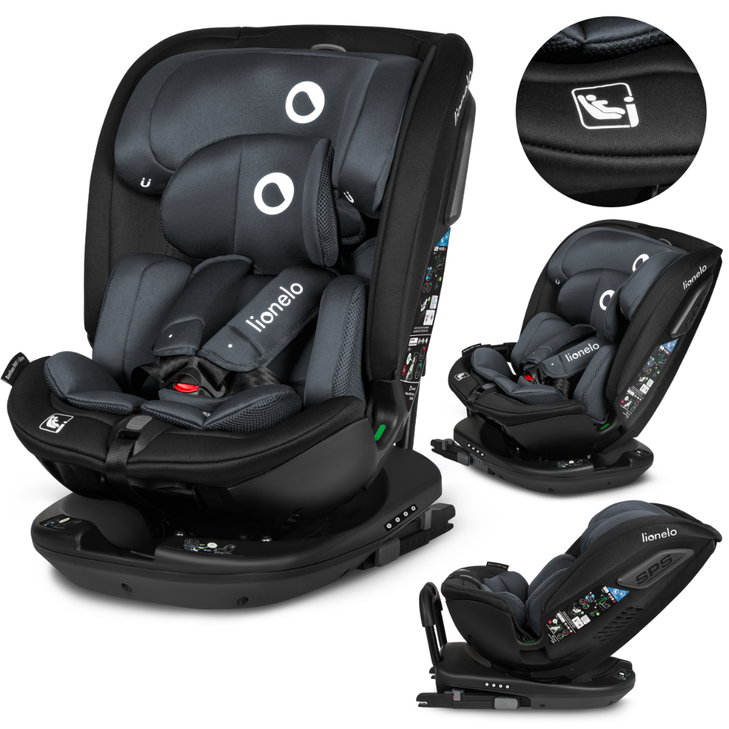 Seggiolino Lionelo Bastiaan RWF i-Size 0-36 kg ISOFIX 360° seggiolino auto...