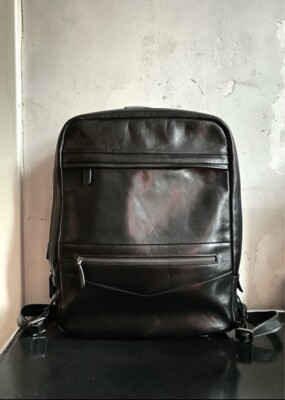 Unisex Genuine Leather Backpack