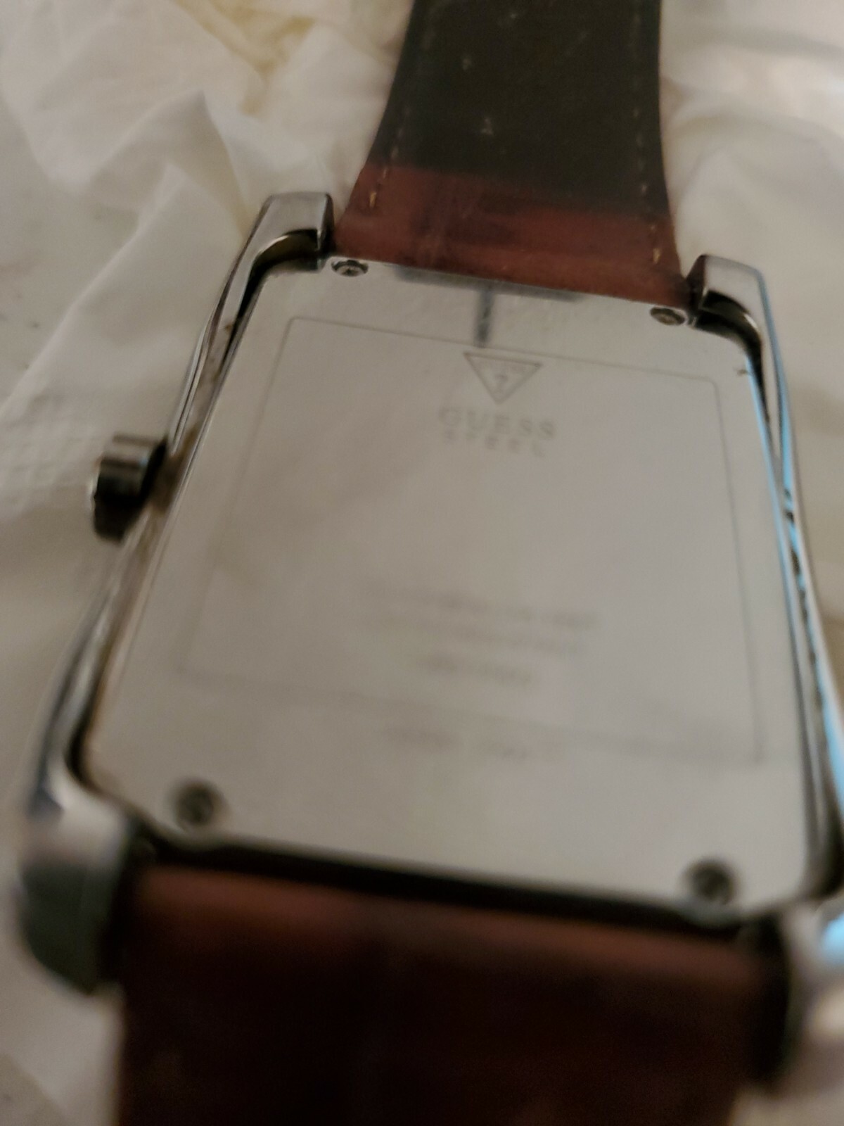 Guess Multi-function Watch 50M Rectangle Face Sil… - image 9