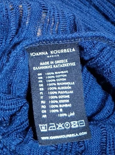 IOANNA KOURBELA Navy Polymorphic Archetypes Wrap Cardigan Top ONE SIZE - Picture 14 of 24