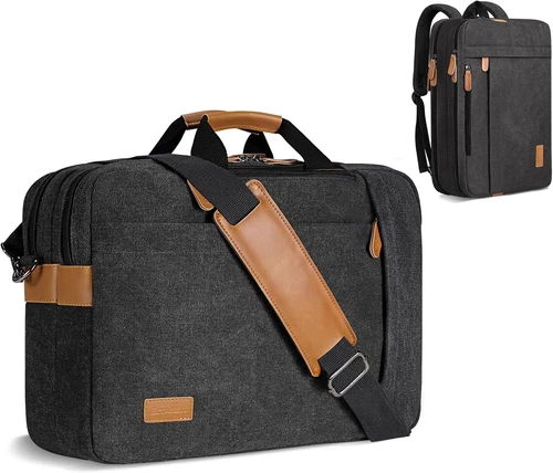ESTARER 3 in 1 Laptop Bag for Men, 17-17.3 Inch Computer Bag Laptop Backpack for
