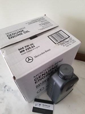 NEW OEM MERCEDES-BENZ SAE 5W-30 SYN A000989800211 BM1200MB 6X1L 229.51 229.52