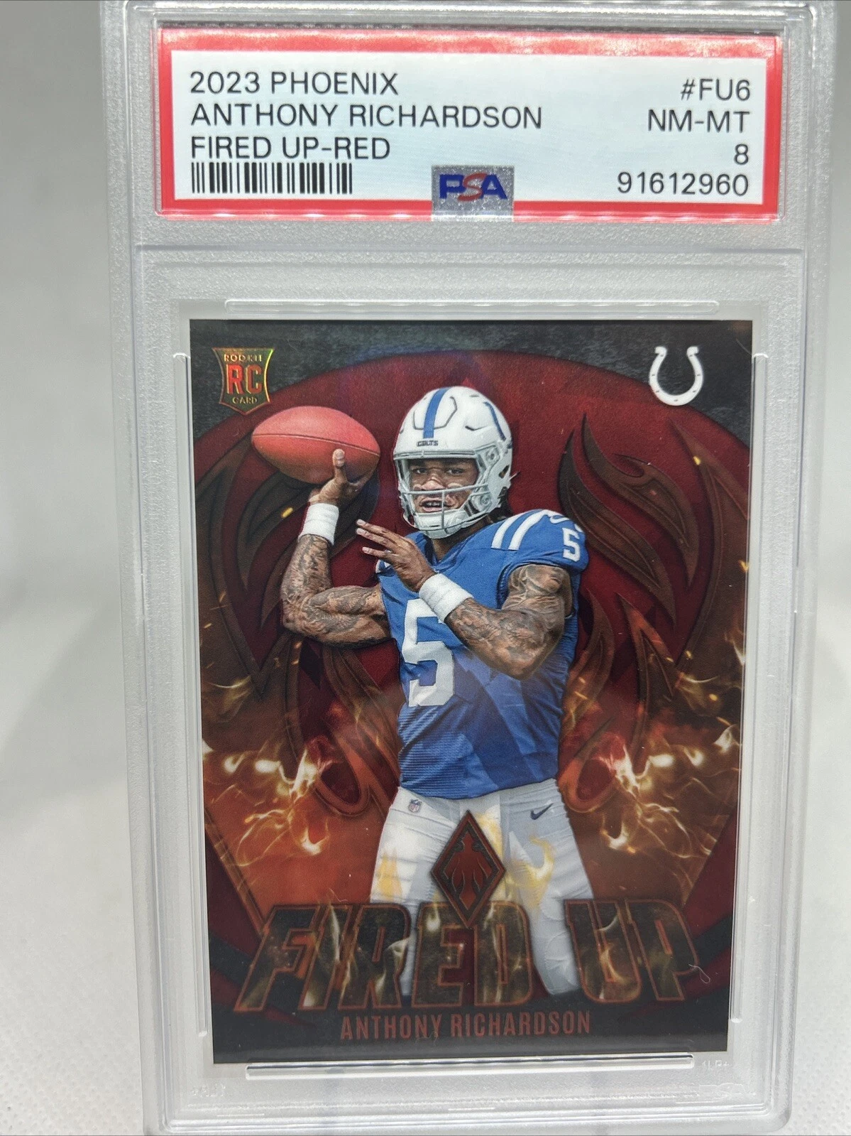 Anthony Richardson Panini Phoenix Fired Up #FU6 Red