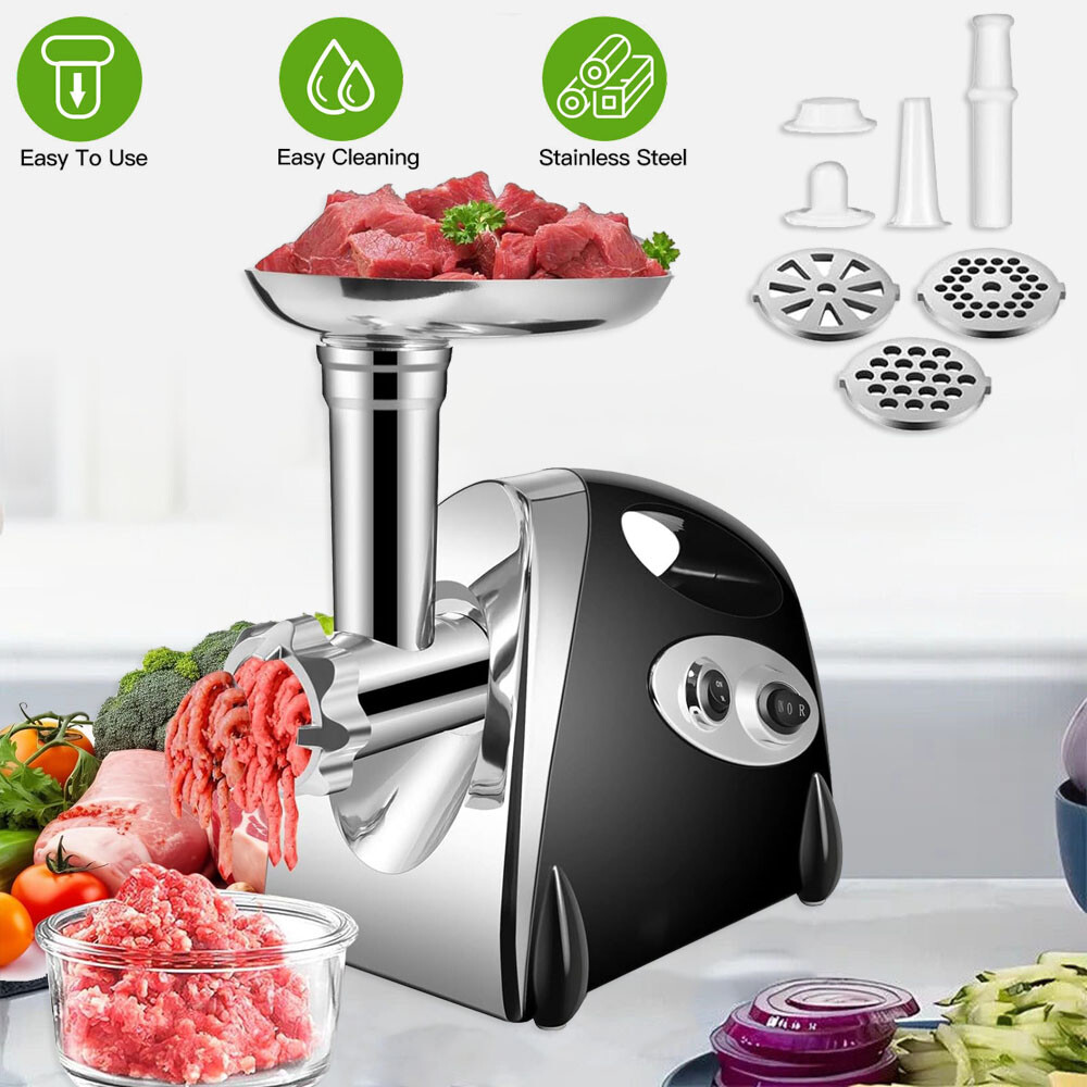 Elektrischer Fleischwolf Wurstmaschine Fleisch Wolf Spritzgebäck für Wurst Kubbe