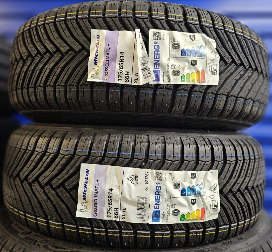 2X NEW CROSSCLIMATE+ R14 ALL eBay XL 175 MICHELIN 175/65 1756514 M&S 65 | 86H 14 SEASON