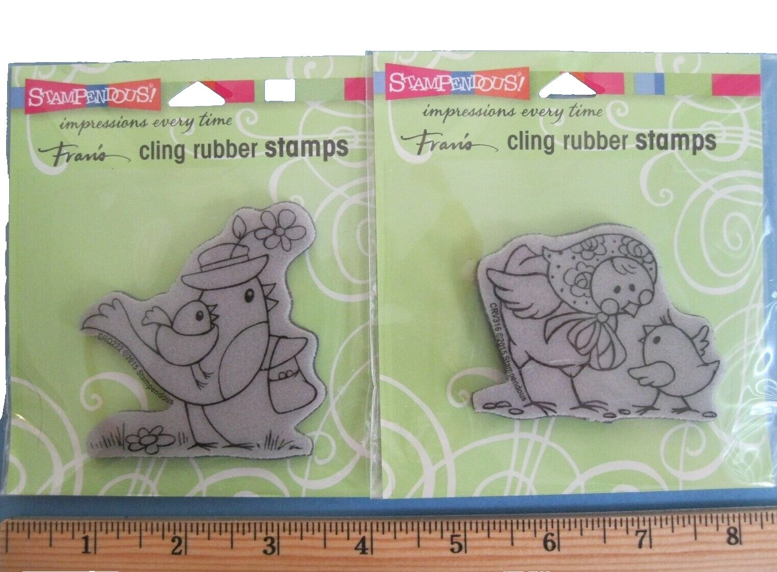 Stampendous Animales e insectos Sellos artesanales de goma