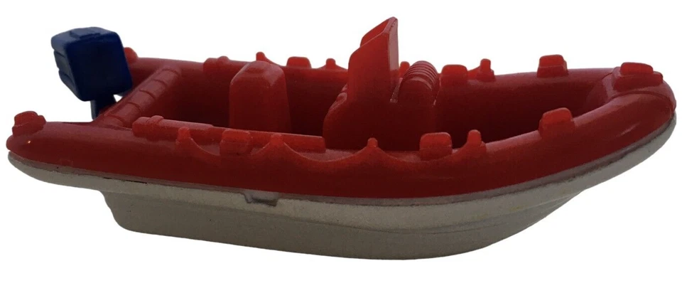 Matchbox Toy Boat White Water Raft Boat Diecast White Red Blue Boys 1:70 Scale - Image 4 of 4