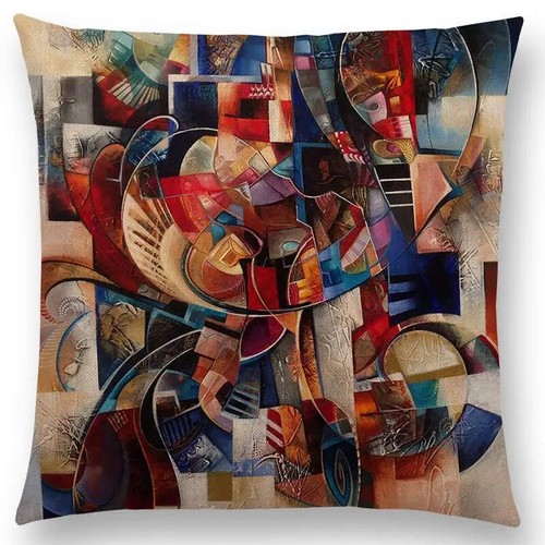 New Abstract Style Emotion Pattern Fantasy Seasons Cushion Cover Pillow Case - Picture 43 of 49