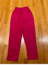 vintage silver unicorn pink pants with elastic youth 12