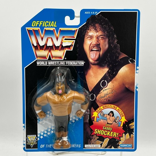 SAMU THE HEADSHRINKERS WWF 1994 Hasbro series 10 w...