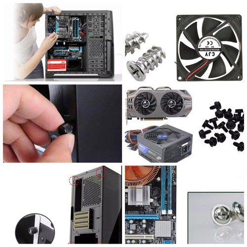 PC Computer Screws Standoffs Set Kit 360 Pieces Hard Drive Motherboard Case Fan - Picture 9 of 12