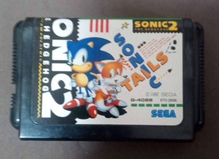 Sega Mega Drive Sonic the Hedgehog 2 MD Cartridge only hedgehog2