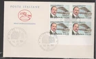 2003 fdc horse pioneers motor flight Alessandro Marchetti in quartz