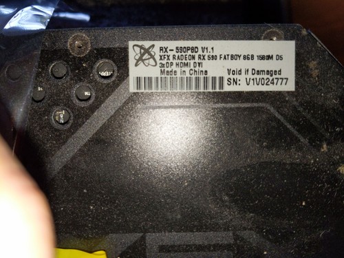 XFX AMD Radeon RX 590 Fatboy 8GB Graphics Card - Picture 3 of 8