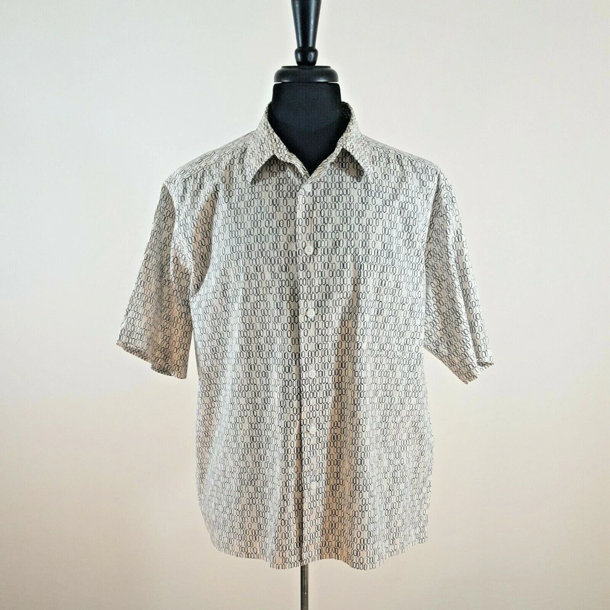 Claiborne Short Sleeve Shirt Button Up Mens XL Business Casual Dress Work