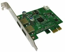 Ex-Pro&reg; USB 3.0 (SuperSpeed USB 4.8Gbit/s) 2 Port PCI Express Bus PCIe