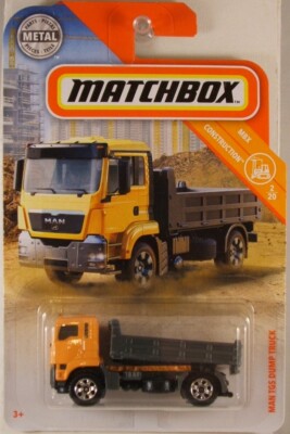 matchbox man tgs dump truck