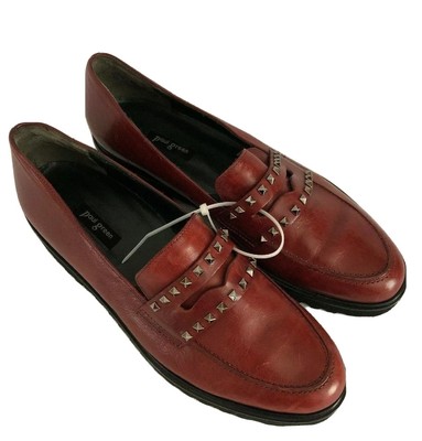 paul green studded loafers