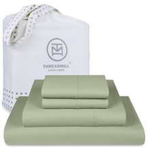 Threadmill 100 Cotton Sheets for King Size Bed 4 Pc King Bed Sheets Set ...