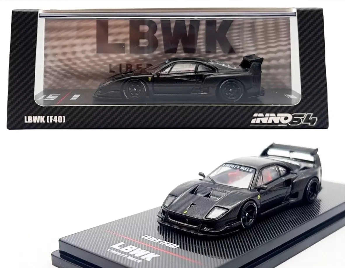 1/64 INNO64 Ferrari F40 LBWK Widbody Full Carbon 2023 IN64 1/64 INNO64 Ferrari F40 LBWK Widbody Full Carbon 2023 IN64