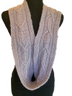 Ob.D. Handmade, Hand Knit Cabled Dress Scarf, Lavender, Mohair Wool Blend — photo 6