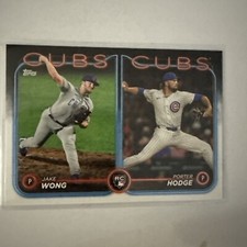 2024 Topps Update Jake Wong Porter Hodge RC US106 Rookie Combos Cubs