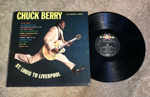 CHUCK BERRY ♫ ST. LOUIS TO LIVERPOOL ♫ 1964 1ST PRESS CHESS LP-1488 VINYL VG+
