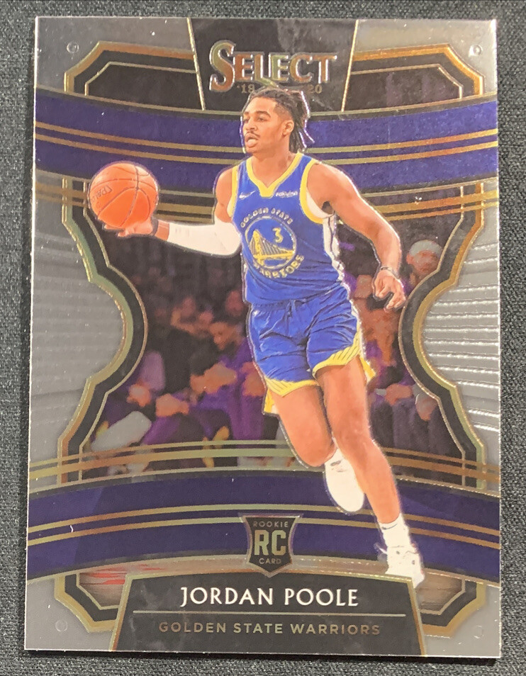 Jordan Poole 2019-20 Panini NBA Select #94 Concourse Rookie Card RC Warriors Qty